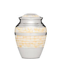 Mother of Pearl Nickel Adult Urn