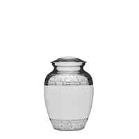 White Enamel & Nickel - 7" Medium