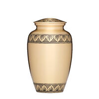 Athena Gold Colour Urn