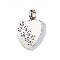 Paws to Heaven Heart Pendant