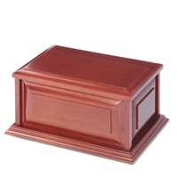 Solid Timber Rosewood Finish Urn 