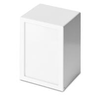 White Timber Adult Photo Urn