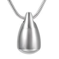 Flat Bottom Teardrop Pendant